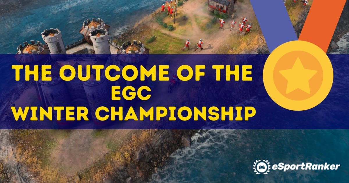 EGC žiemos čempionato rezultatas