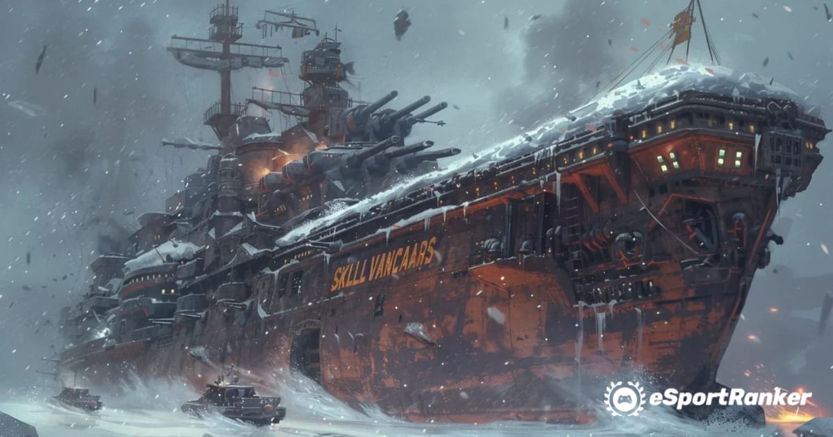 Atrakinkite „Snow Vanguard: The Ultimate Tank Ship in Skull and Bones“.